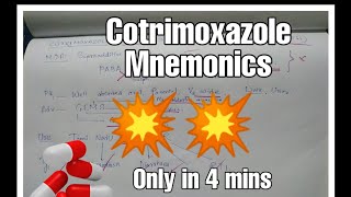 Cotrimoxazole mnemonics  Antimicrobial drugs  Medical pharmacology [upl. by Morez]