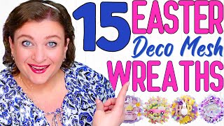 DECO MESH WREATH EXPERT Reveals 15 Surprising DIY Projects [upl. by Nelie997]