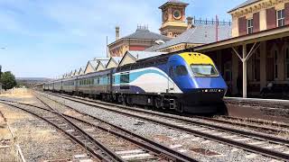 XPT  departing Albury ST24 22112024 [upl. by Skantze]