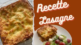 Recette lasagne  Lasagne facile lasagne recettefacile yum [upl. by Aiuqet]