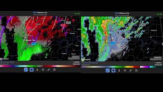 Severe Weather Sttream in Oklahoma [upl. by Trik]