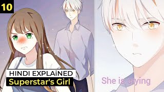 Contract Girlfriend  10  manga explained in hindi webline [upl. by Airdnola56]