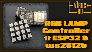 RGB LED Controller ft ESP32 amp ws2812b [upl. by Airamalegna]