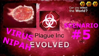 Plague Inc Evolve  Scenariusze 5  NIPAH VIRUS  3 Biohazards MEGA BRUTAL [upl. by Nimar]