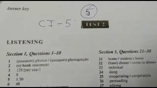 LIBRARY INFORMATION ANSWER KEY CAMBRIDGE IELTS 5 TEST 2 LISTENING ANSWER KEY [upl. by Latsyrcal]