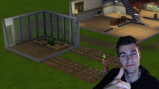 DE TUIN GEEFT VORM MET EEN KAS De Sims 4 Landlijk leven 2 [upl. by Egan]