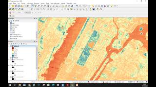 Composition colorée  Indice de végétation NDVI avec QGIS [upl. by Nevuer]