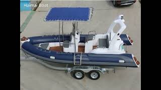 19FT 58m Fiberglass Boat Hypalon Boat Rigid Boat PVC Boat Orca Boat Fishing Boat Cruiser Boat Rubbe [upl. by Rebor180]