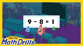 Meet the Math Drills  Subtraction FREE  Preschool Prep Company [upl. by Wengert]