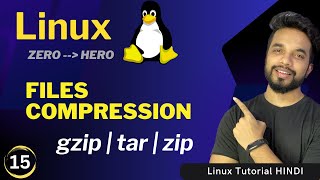 Linux Compression tar gzip and zip Commands Explained [upl. by Dynah]