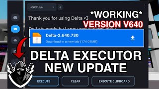 Official Delta Executor V640 New Released  Delta Mobile Executor New Update Download Link [upl. by Cire]