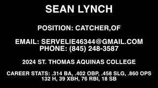 SEAN LYNCH BASEBALL [upl. by Streeter]