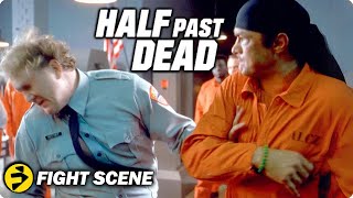 HALF PAST DEAD  Steven Seagal  Prison Fight Scene  Action Thriller Movie [upl. by Essilem]