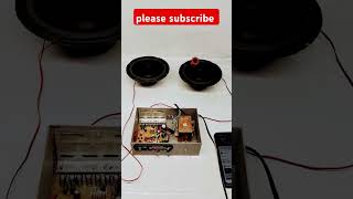 Amplifier woofer testing shortvideo experiment 😱❤❤😱💪👈 [upl. by Schifra]