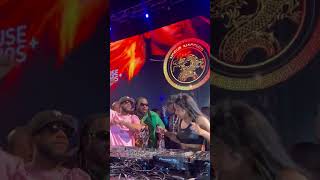 Uncle Waffles with Metro Boomin VLive amp Don Toliver during her set in Dubai [upl. by Abie]