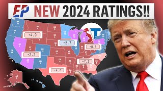 RATINGS UPDATE  2024 Presidential Election According to Split Ticket [upl. by Casey609]