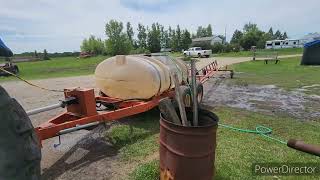 Sprayer Tank Cleaning And In Crop Spraying [upl. by Eetsim429]