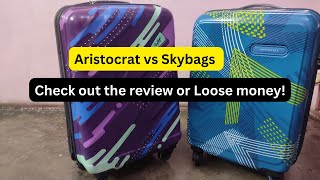 Aristocrat Trolley Bag vs Skybags [upl. by Leirad913]