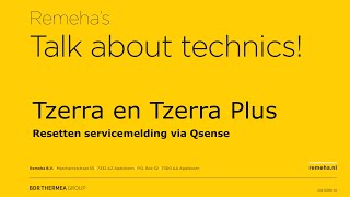 Remeha Tzerra Plus  Resetten servicemelding via Qsense [upl. by Adnilram741]