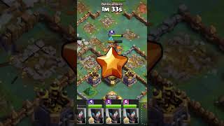 The witch vs builder base finished 3 start viralvideo supercell clashofclans coc troll [upl. by Ariday]