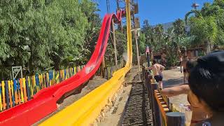 water ride at costa caribe water park in salou [upl. by Aitnuahs]