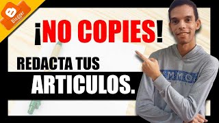 Como REDACTAR las ENTRADAS de tu BLOG para Posicionarlo en Google [upl. by Llenad816]