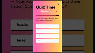 Quiz français 2 shorts [upl. by Yntirb940]