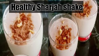 Sharjah shake recipeHow to make sharjah shakePoovan pazham milkshake [upl. by Ettezel]