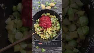 Bauerntopf mit Rosenkohl – Einfaches Eintopf Rezept [upl. by Schmitt]