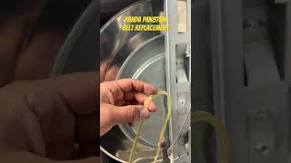 Replacing belt on panda dryer 35 cuft repair [upl. by Obala]