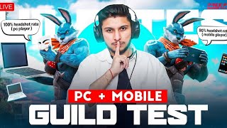 Live Guild Test For PAK AIMBOTS 🥵 nonstopgaminglive guildtestlive freefirelive [upl. by Giamo]