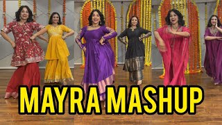 MAYRA MASHUP ROCKING FAST DANCE INVITING MAMA fmly WEDDING DANCE sangeet Mayra bhaath 9825373973 [upl. by Kcirre]