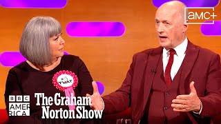 Does Joni Mitchell Even Know Who Adrian Edmondson Is 🤨 The Graham Norton Show  BBC America [upl. by Anor436]