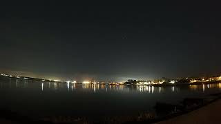 Southampton water from Hythe nightlapse 27th Oct 2024 gopro [upl. by Assirod]