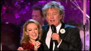 Rod Stewart amp Kylie Minogue  Let it Snow [upl. by Aryc62]