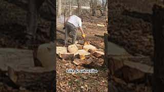 Splitting Axe Bucked Cherry [upl. by Vidda]