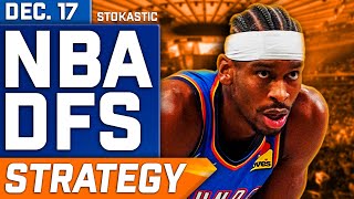 NBA DFS Strategy Tuesday 121724  DraftKings amp FanDuel NBA Lineup Picks [upl. by Goulet]