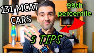 HOW I SCORED A 131 on the CARS section of the MCAT  5 SIMPLE TIPS  FREE Practice Passages [upl. by Cheatham]