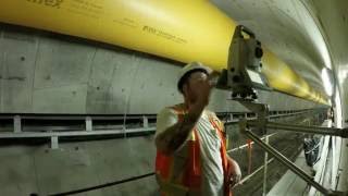 Engineering surveys in the Metrolinx tunnel MonteithampSutherland [upl. by Ragland]