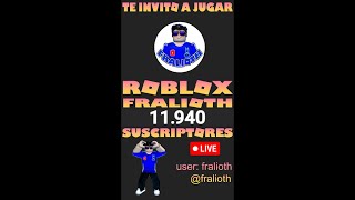 Te invito A Jugar a ROBLOX A Las 1830 Hora de CHILE roblox envivo live directo vivo shorts [upl. by Janeta94]