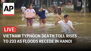 LIVE Vietnam typhoon death toll rises to 233 as floods recede in Hanoi [upl. by Keverne]