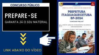 Apostila Prefeitura Itaquaquecetuba SP Centro de Controle de Zoonoses 2024 [upl. by Nassir]