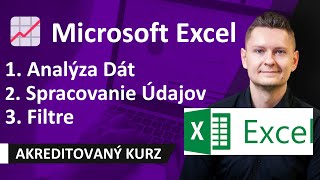 Online Kurz Microsoft Excel  Analýza Dát Spracovanie Údajov Filtre 📈 [upl. by Gonick]