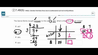 0274BS Unit Rates Division of Decimals [upl. by Pebrook]