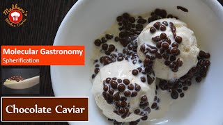 Molecular Gastronomy  Chocolate Caviars  Direct Spherification [upl. by Chelsea]