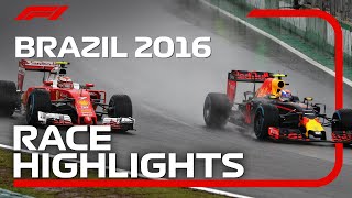 2016 Brazilian Grand Prix Race Highlights [upl. by Standice600]