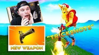 new FLINTLOCK PISTOL TRICKSHOTS Fortnite New Update [upl. by Mccomb753]