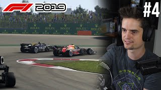 STOEIEN MET VERSTAPPEN  F1 2019 Career Mode 4 [upl. by Nnitsuj892]