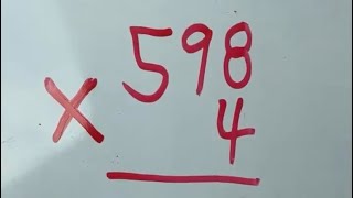 3 Digit by 1 Digit Multiplication Example [upl. by Ehrlich612]