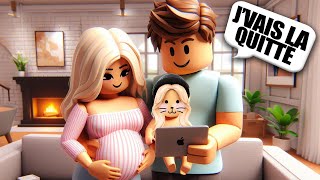 MA BABYSITTEUSE ENCEINTE MES PARENTS DIVORCENT SUR BROOKHAVEN  ROBLOX [upl. by Rutter]